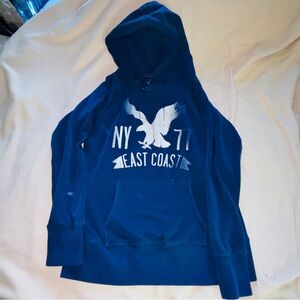 American Eagle Outfitters Navy Hoodie Sweater